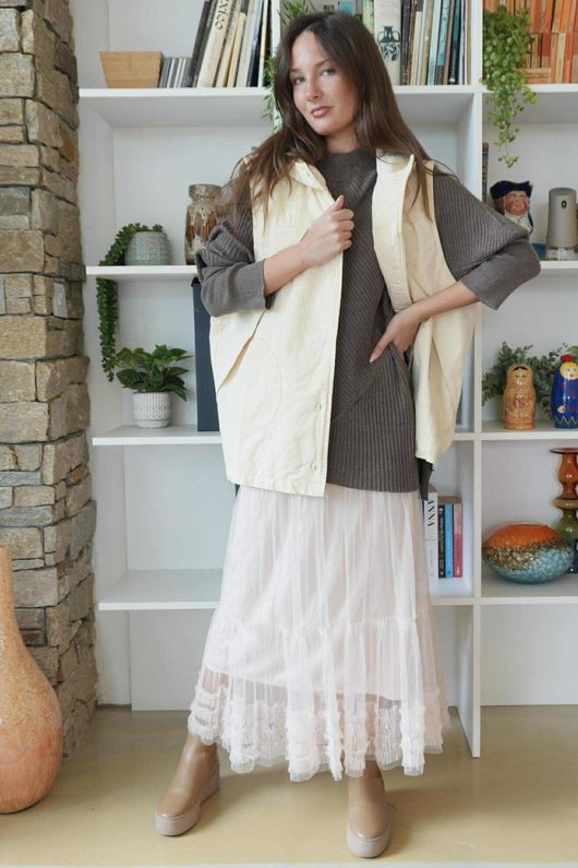 Jagger Quirky Ribby Knit Earth /18 